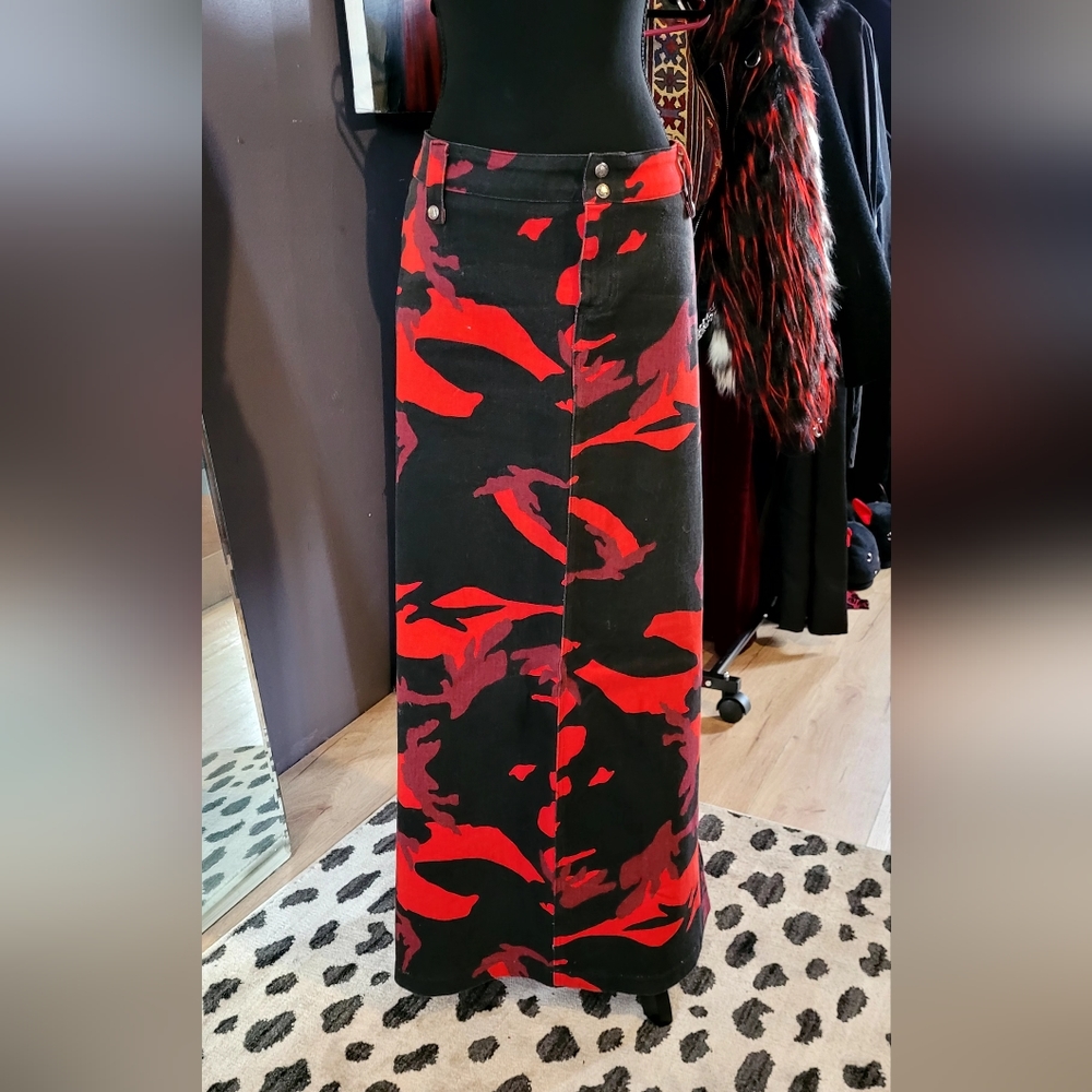 Y2K Lip Service Long skirt XL